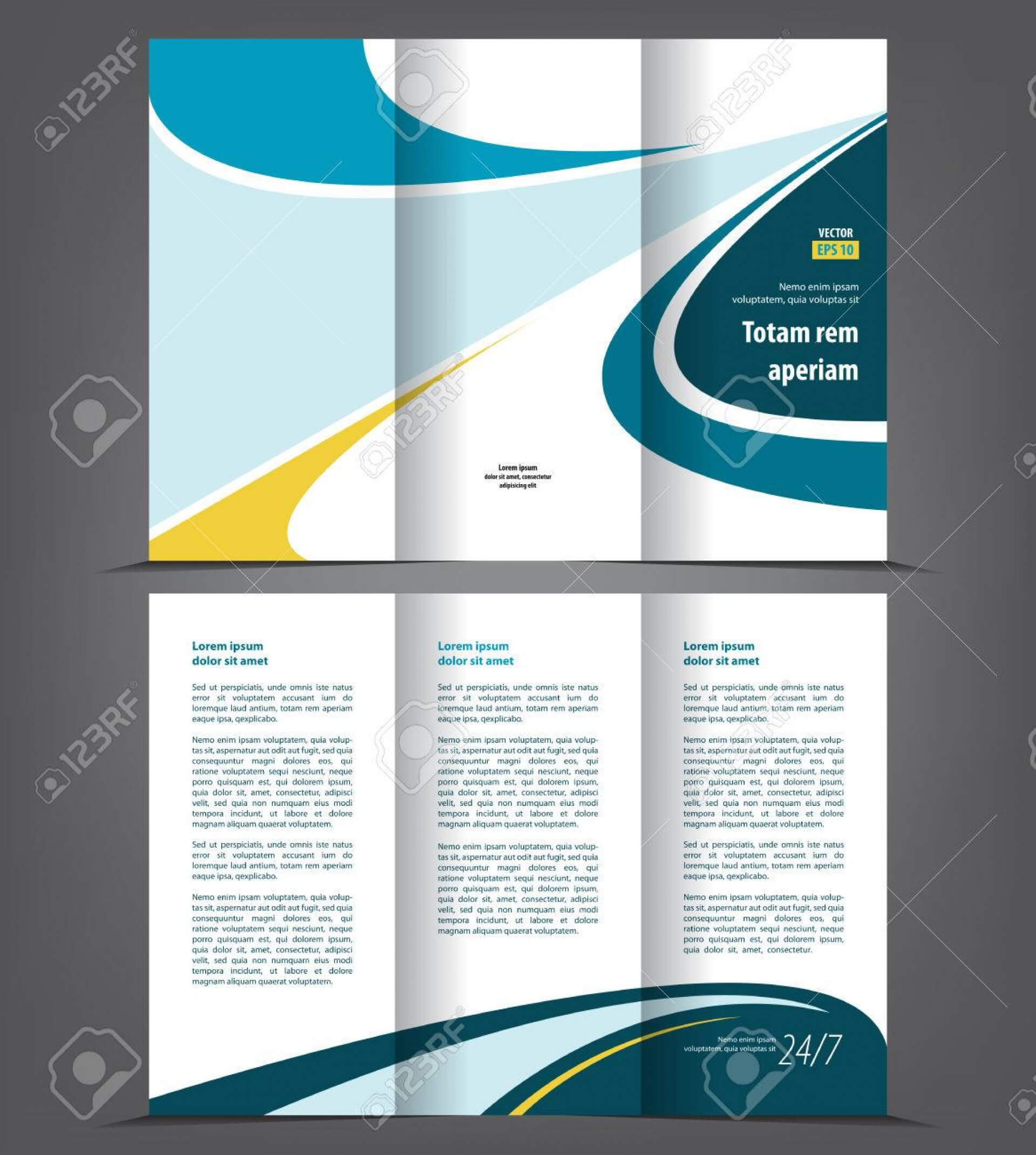 001 Fold Brochure Templates Professional Corporate Tri Free Intended For 3 Fold Brochure Template Psd