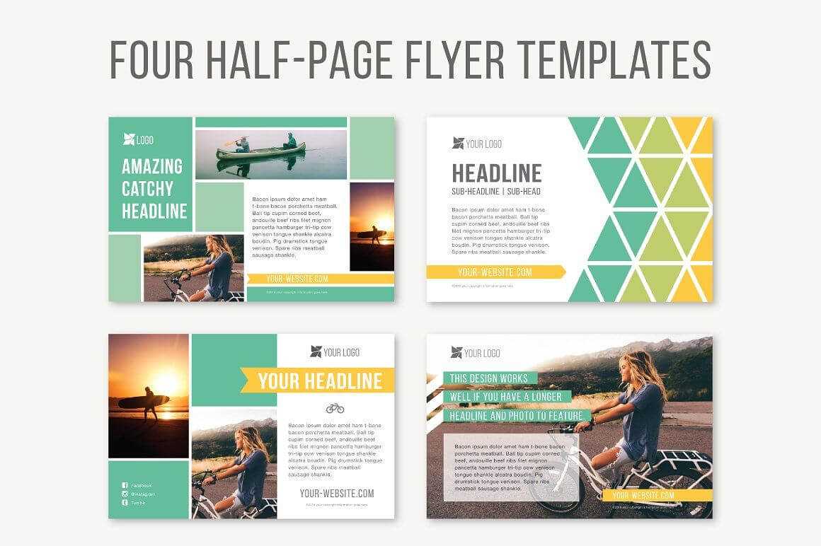 001 Half Page Flyer Template Free Formidable Ideas ~ Thealmanac For Half Page Brochure Template