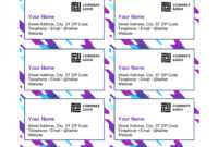 001 Template Ideas Image Microsoft Word Business Card for Template For Cards In Word