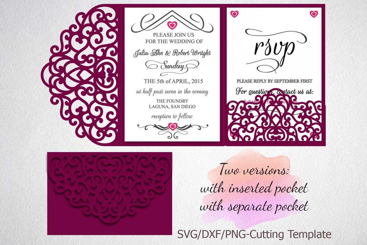 001 Tri Fold Invitations Template Excellent Ideas Invitation With Regard To Free Svg Card Templates