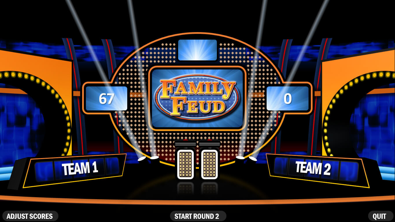Family Feud Powerpoint Template Free Download Pdf