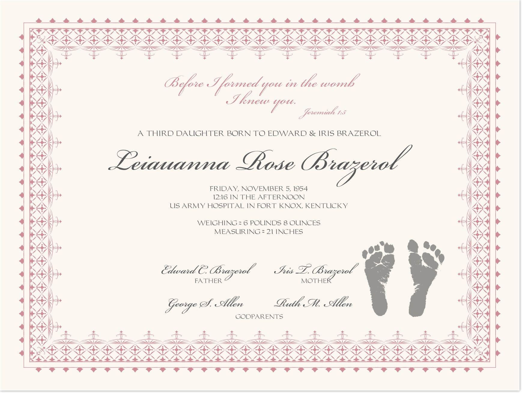 002 Baby Dedication Certificate Template Ideas Wonderful With Baby Christening Certificate Template