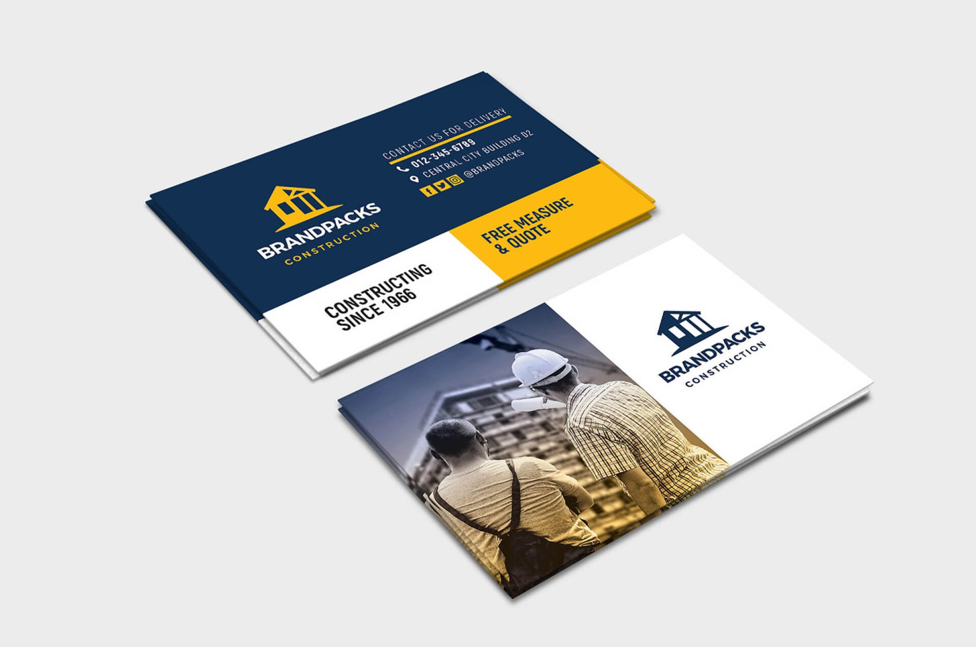 003 Construction Business Card Templates Template Inside Construction Business Card Templates Download Free