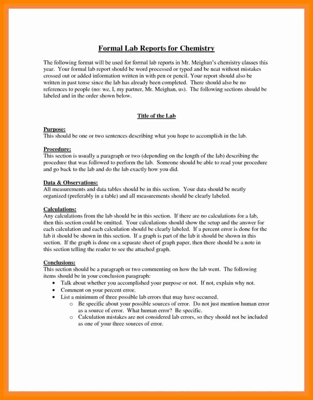 003 Formal Lab Report Example Best Write Up Template Of For Formal Lab Report Template