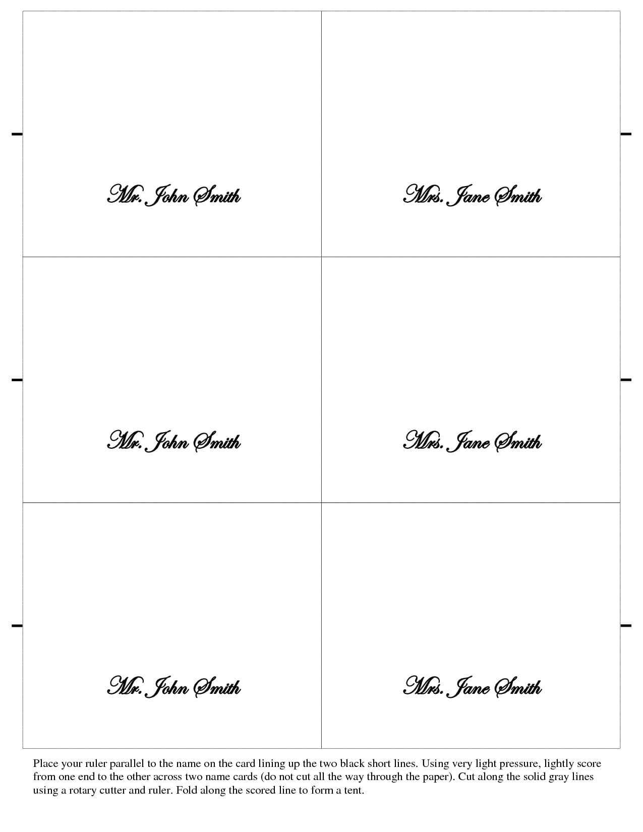 003 Free Place Card Template Ideas Table Mwd108673 Vert Inside Table Place Card Template Free Download