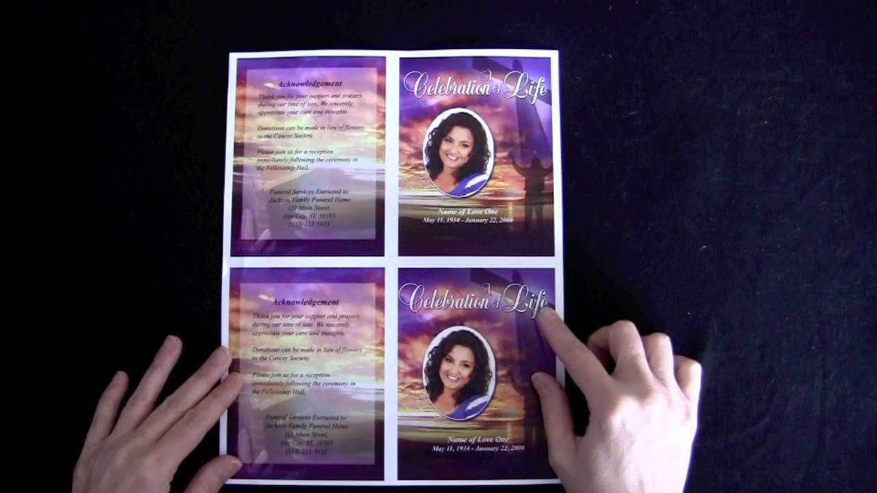 003 Funeral Memorial Cards With Regard To For Template Free For Memorial Cards For Funeral Template Free