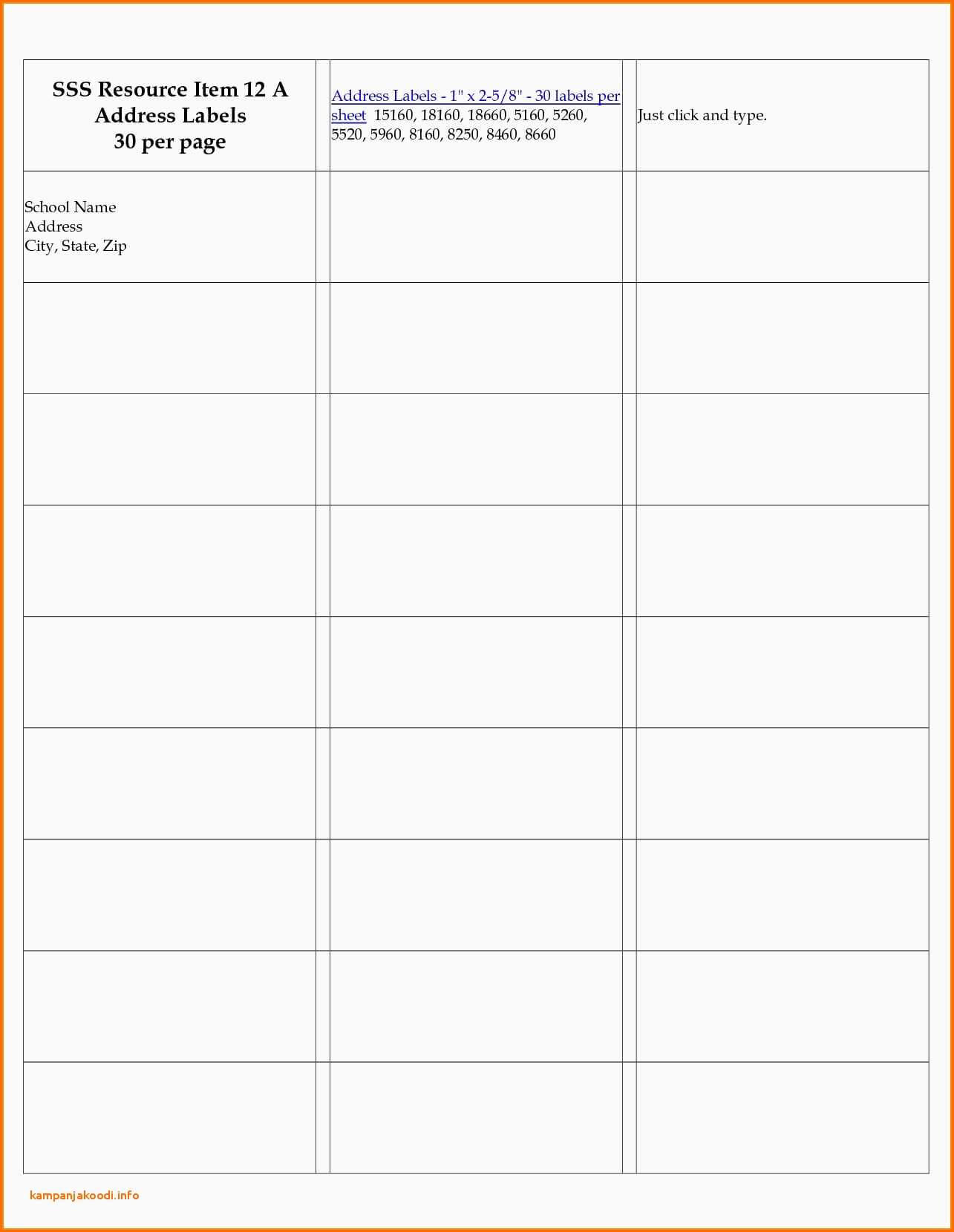 003 Label Templates For Word Per Sheet Labels Template Inside Word Label Template 8 Per Sheet