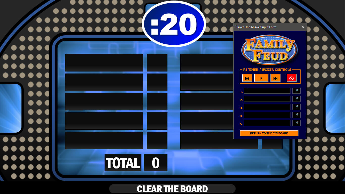 003 Template Ideas 580D4B Within Family Feud Powerpoint Template With Sound