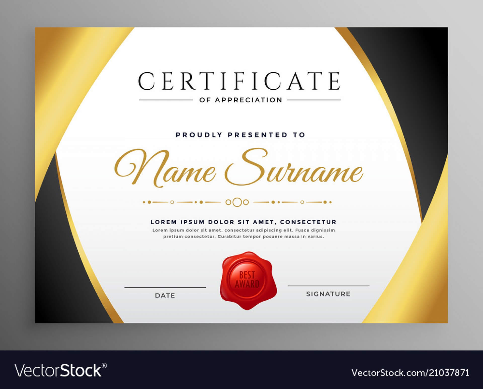003 Template Ideas Blank Certificate Of Appreciation Pertaining To Volunteer Of The Year Certificate Template