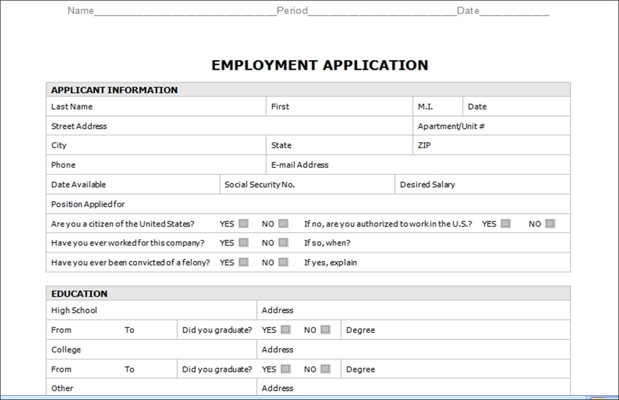003 Template Ideas Employment Application Word Templates For Employment Application Template Microsoft Word