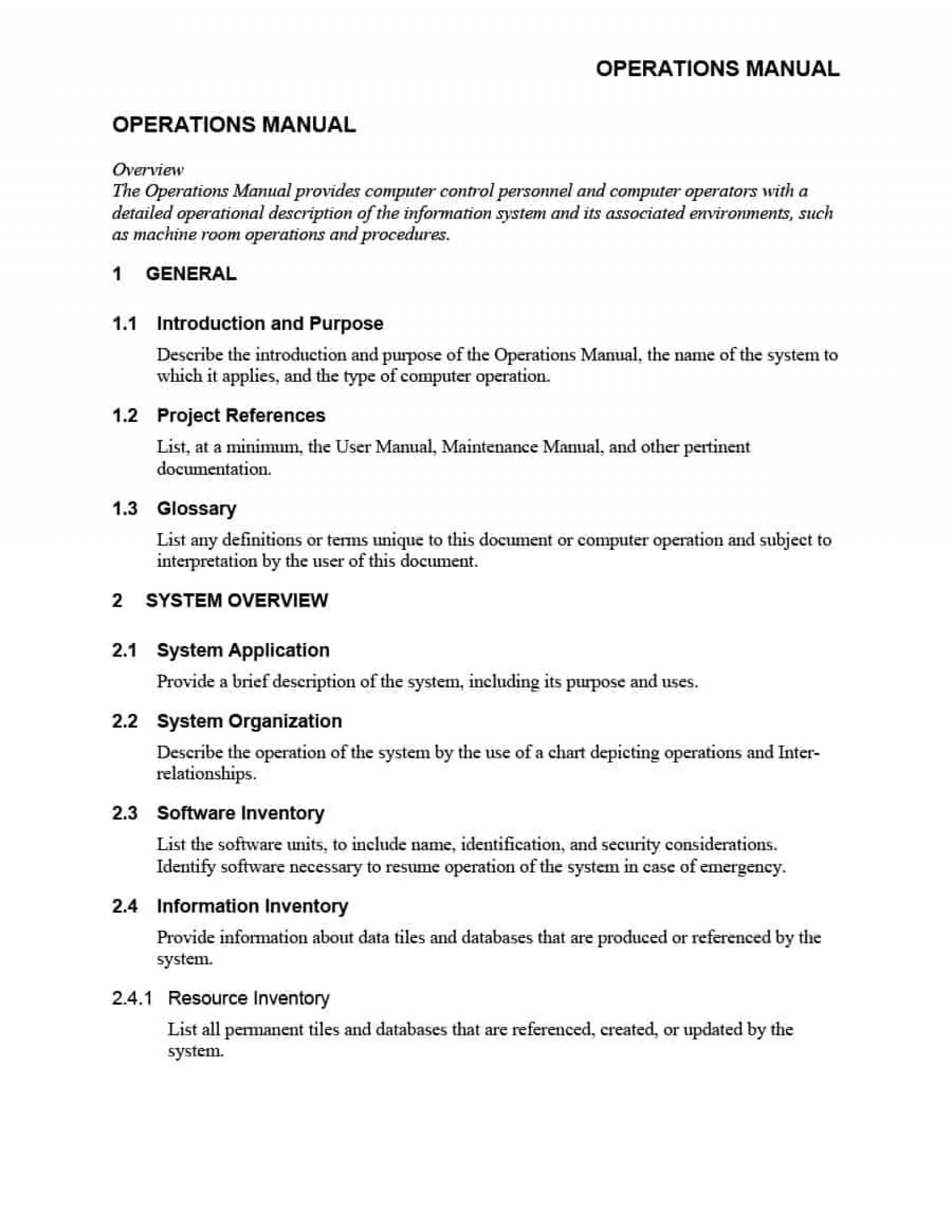 003 Training Manual Template Word Ideas Page 1 Fascinating In Training Documentation Template Word