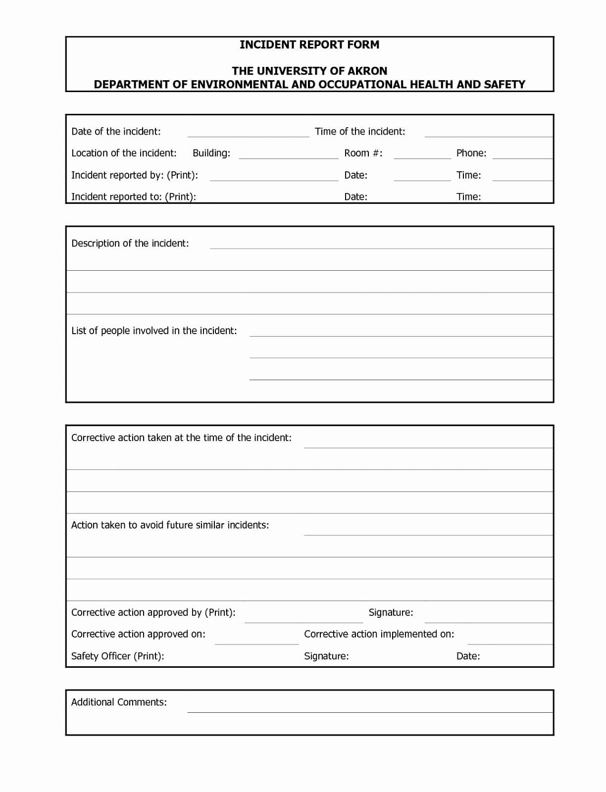 004 20Automobile Accident Report Form Template Elegant Intended For Hse Report Template
