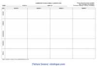 004 Best Lesson Plan Template Word Editable Photos Of Weekly within Teacher Plan Book Template Word