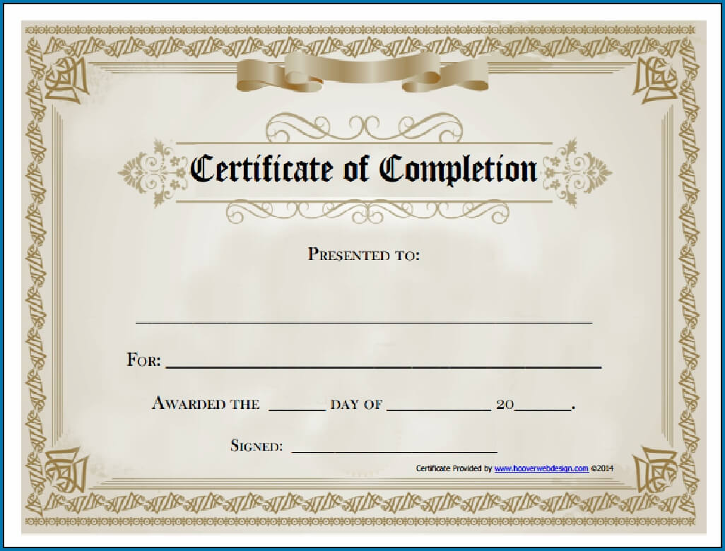 004 Certificate Of Completion Template Free Ideas Editable In Free Completion Certificate Templates For Word