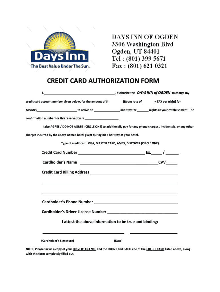 004 Credit Card Authorization Form Template Ideas Surprising Throughout Hotel Credit Card Authorization Form Template