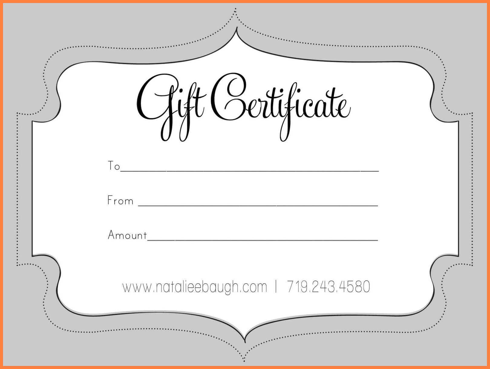 004 Free Printable Gift Certificate Template Word Singular Intended For Microsoft Gift Certificate Template Free Word