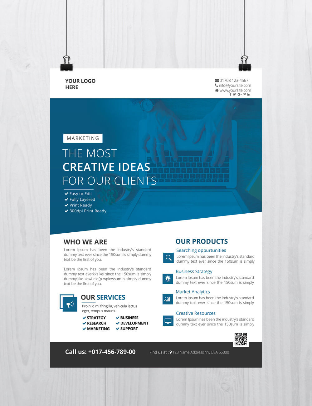005 Free Business Flyer Templates Creative Psd Template With Free Business Flyer Templates For Microsoft Word