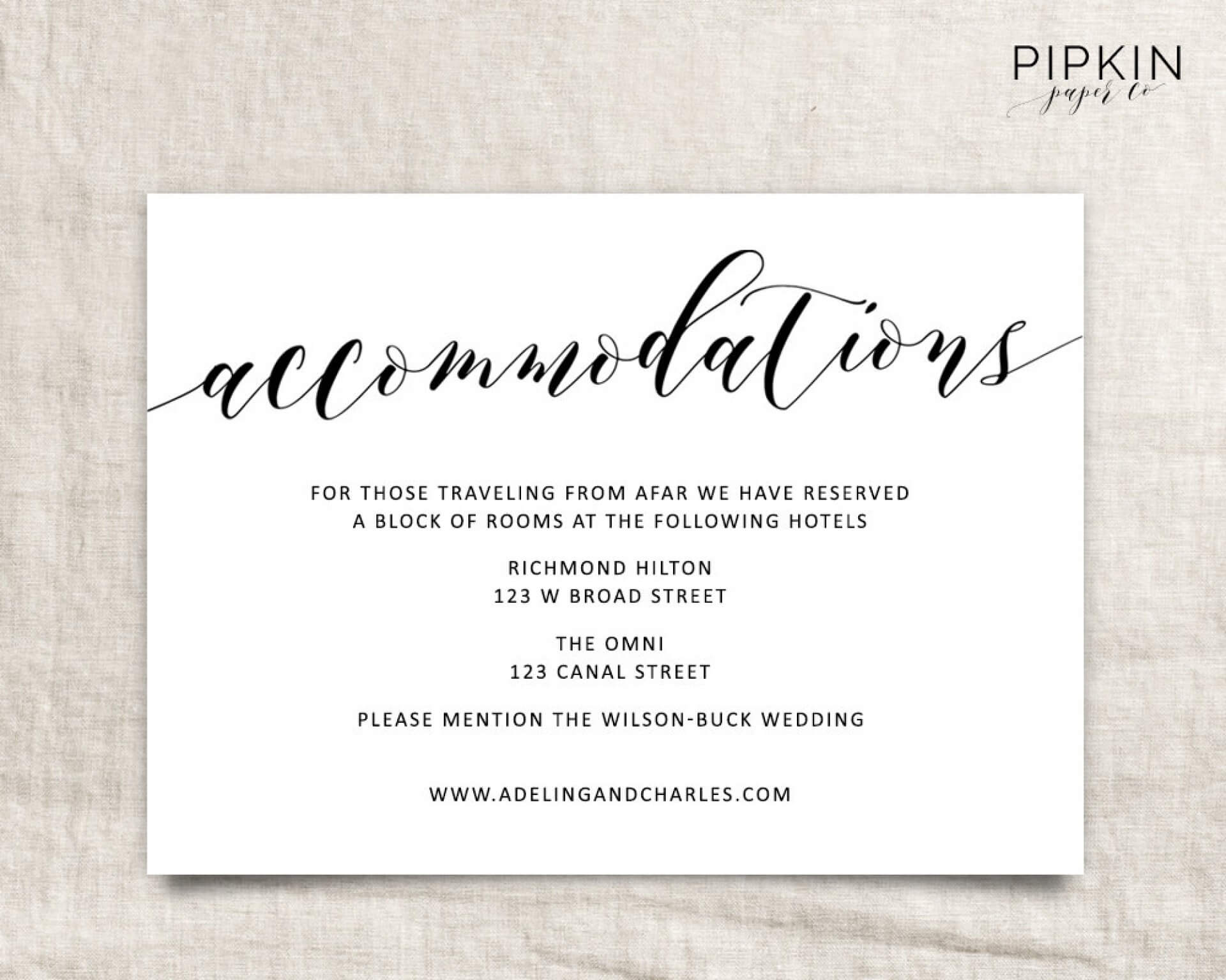 005 Free Wedding Accommodation Card Template Ideas Top Hotel With Regard To Wedding Hotel Information Card Template