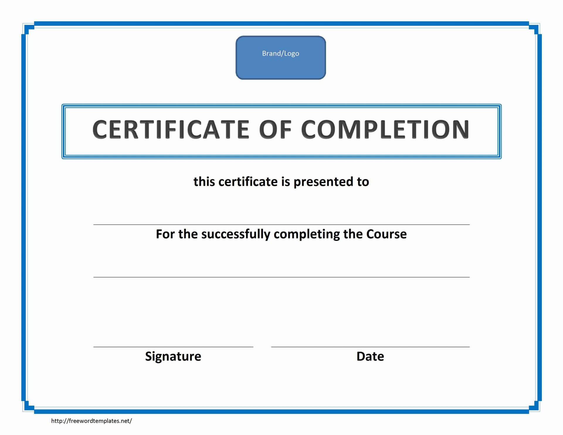 005 Ms Word Certificate Template Download Ideas Training Of With Regard To Landscape Certificate Templates