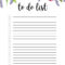 005 Printable To Do List Template Ideas Best Free For Word Intended For Blank To Do List Template