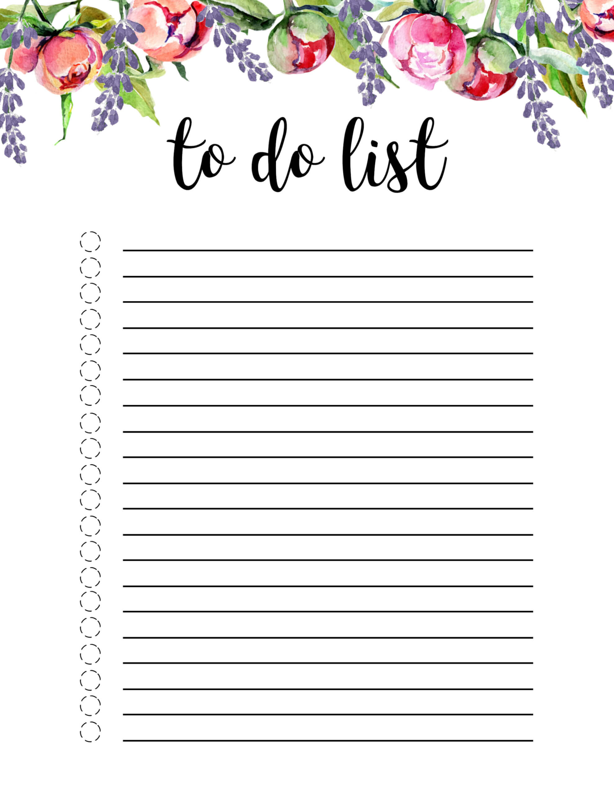 005 Printable To Do List Template Ideas Best Free For Word Intended For Blank To Do List Template