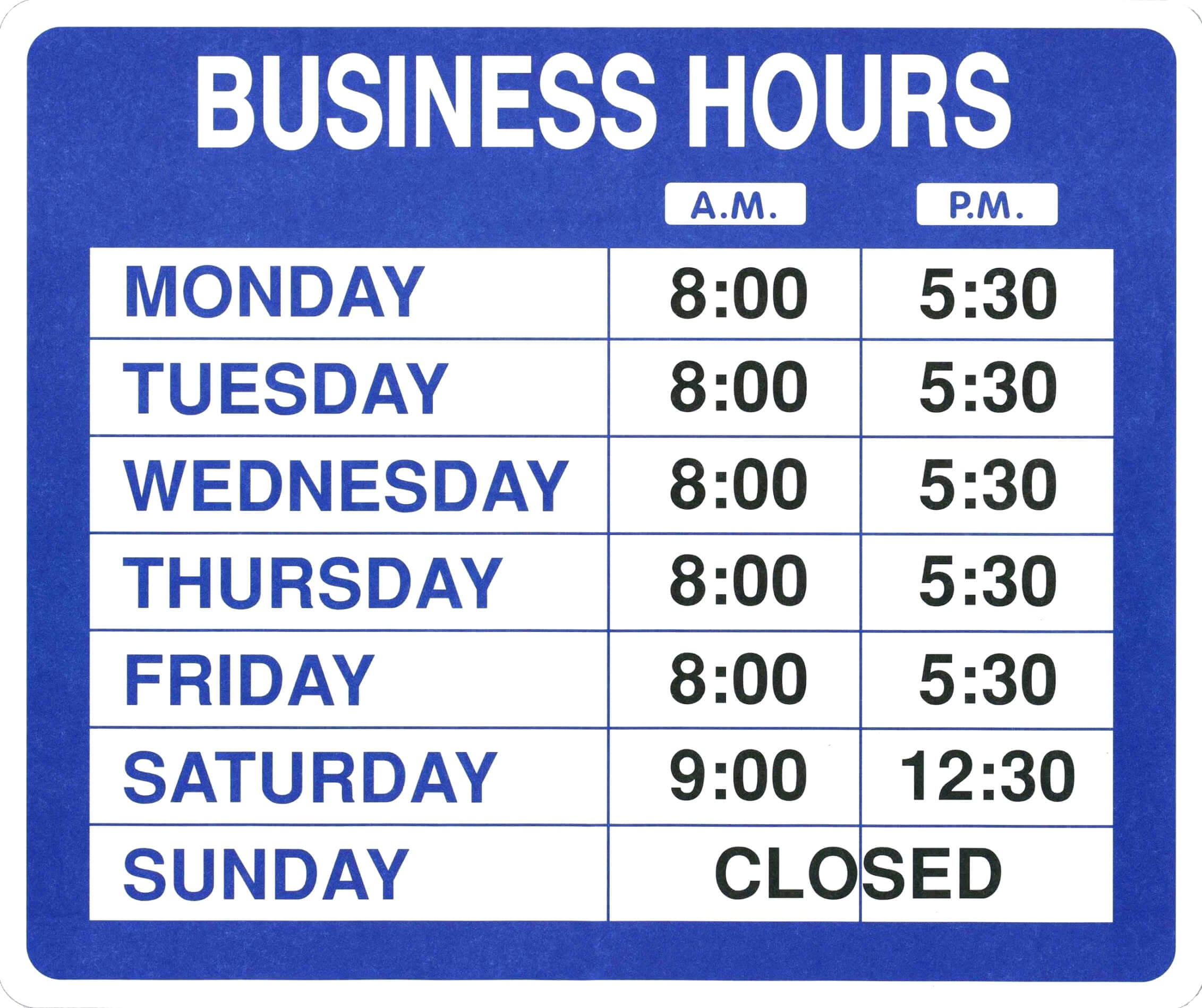 005 Template Ideas Business Hours Microsoft Word Office Throughout Hours Of Operation Template Microsoft Word