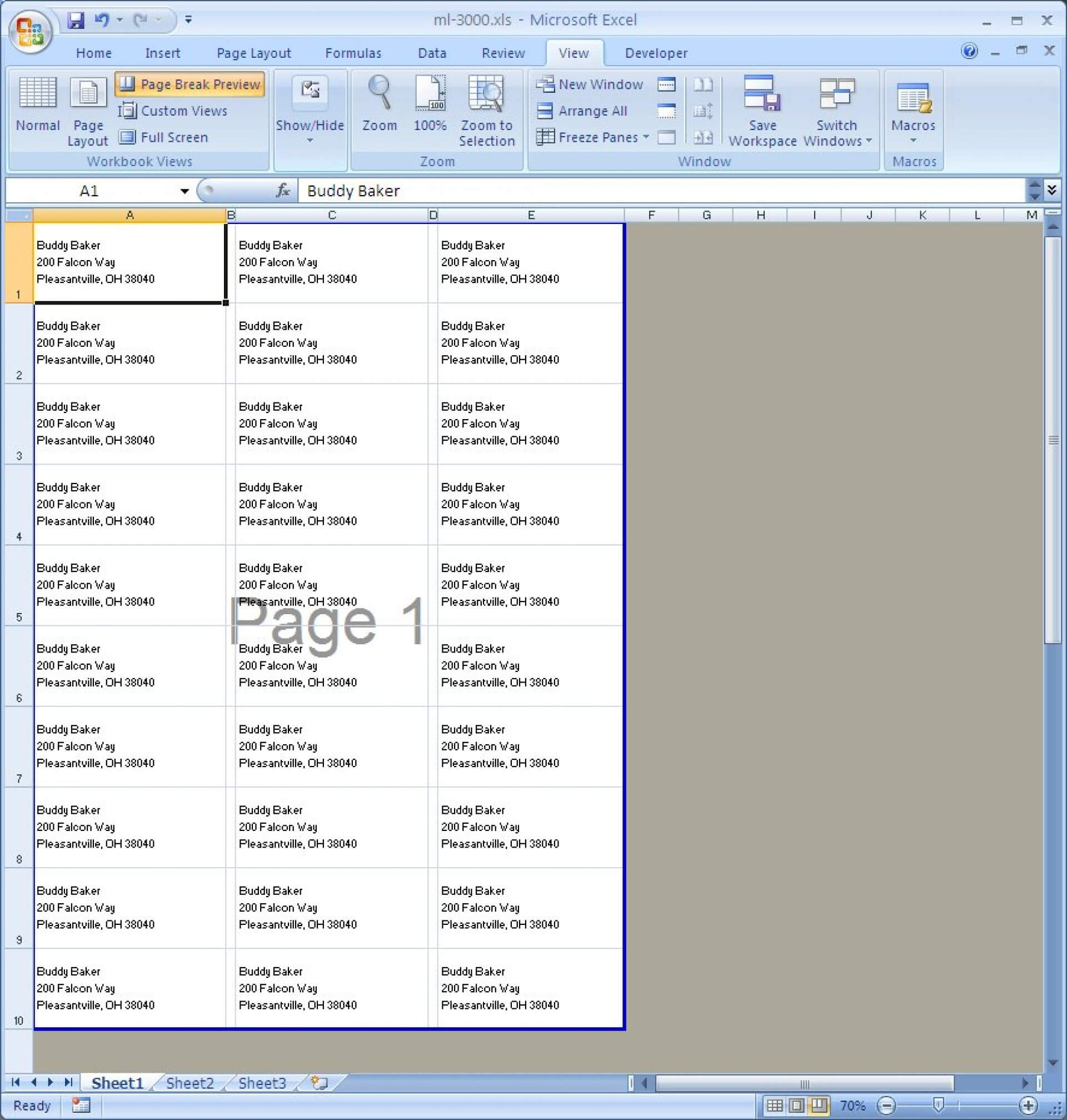 006 Microsoft Word Address Label Template Print Labels On Throughout Label Template 21 Per Sheet Word