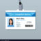 006 Nurse Id Card Medical Identity Badge Template Vector Throughout Hospital Id Card Template