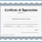 006 Template Ideas Certificate Of Appreciation Templates Pertaining To Certificate Of Appreciation Template Free Printable