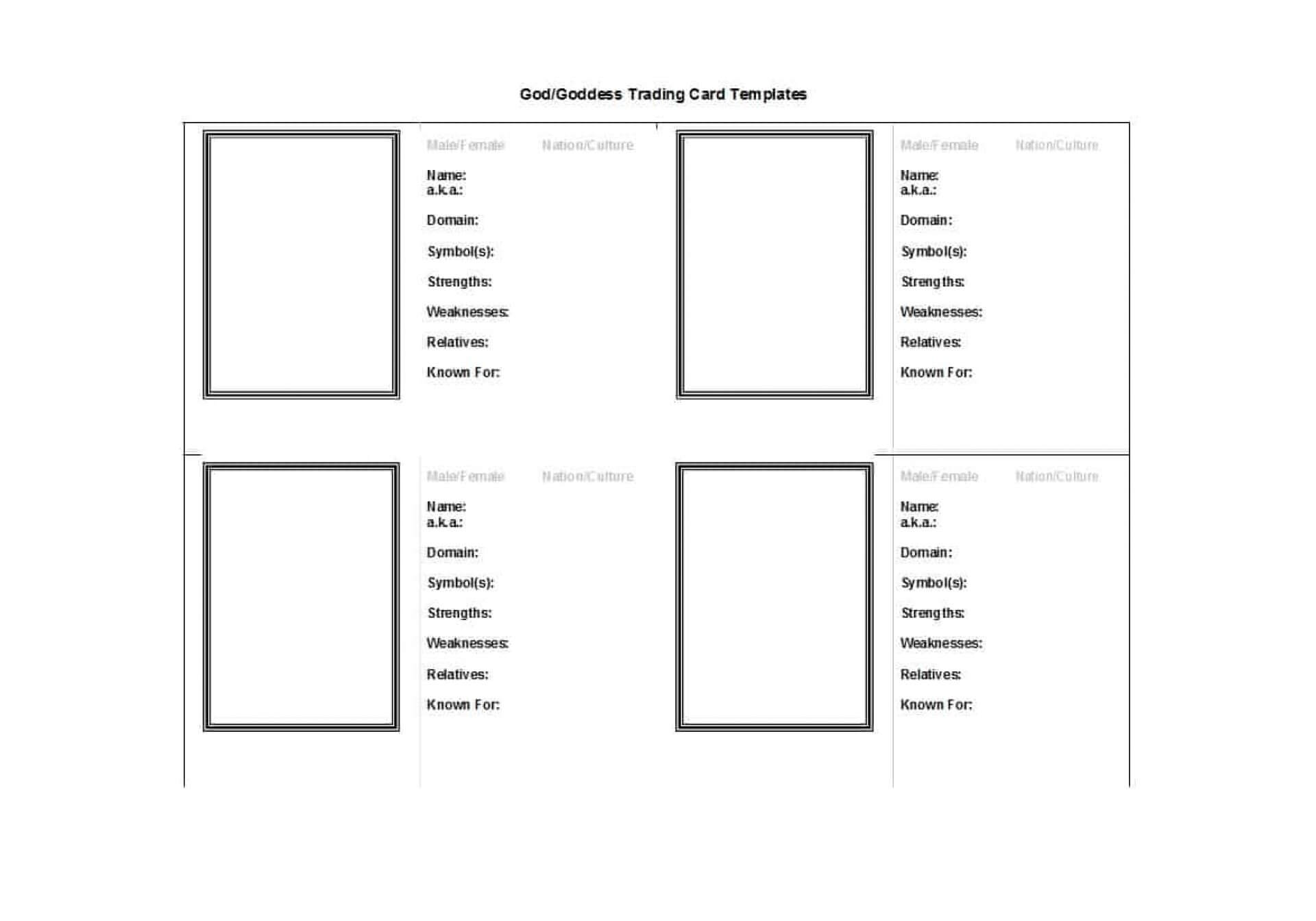 008 Baseball Trading Card Template Free Download Ideas Blank Intended For Superhero Trading Card Template