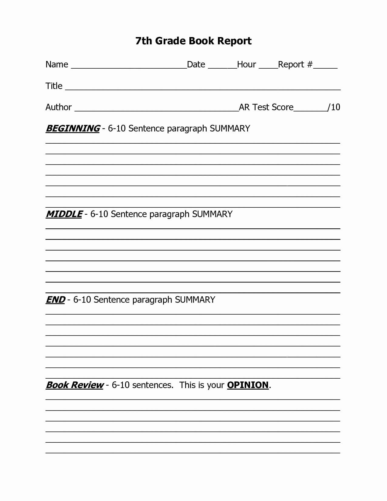 008 Book Template Free Printable Ideas Report Templates With Regard To Book Report Template 3Rd Grade