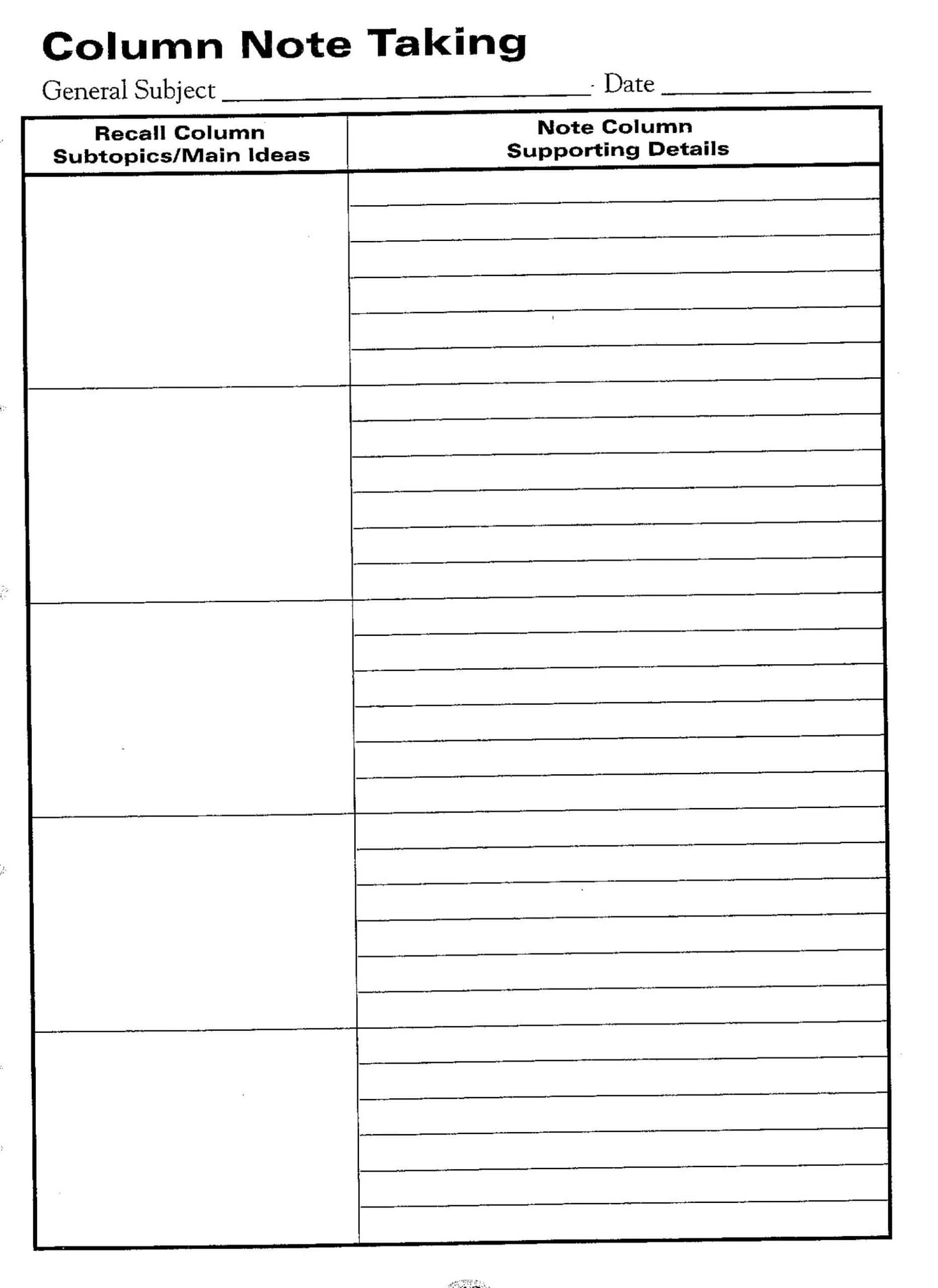 008 Cornell Notes Template Download 1920X2636 Within Regarding Note Taking Template Word