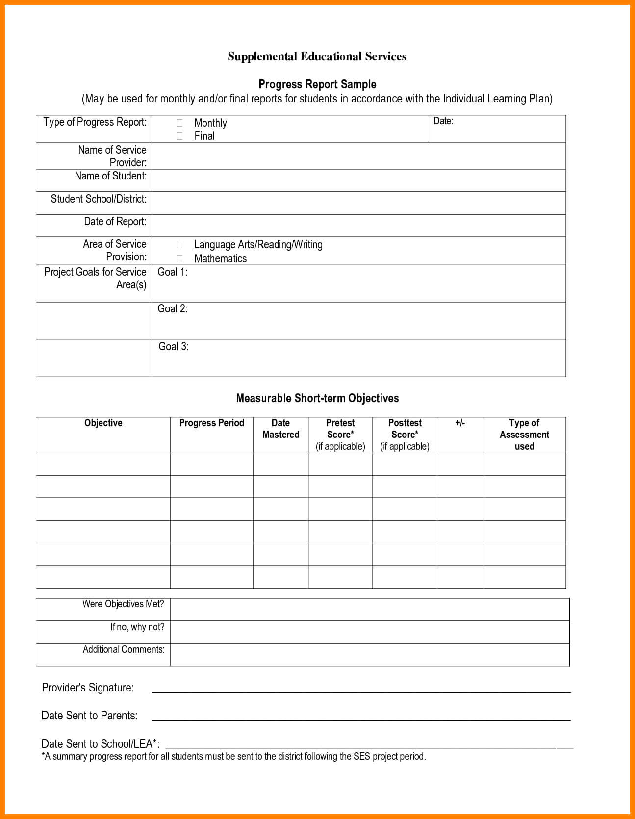 008 Student Progress Report Template Ideas Daily For Regarding Educational Progress Report Template