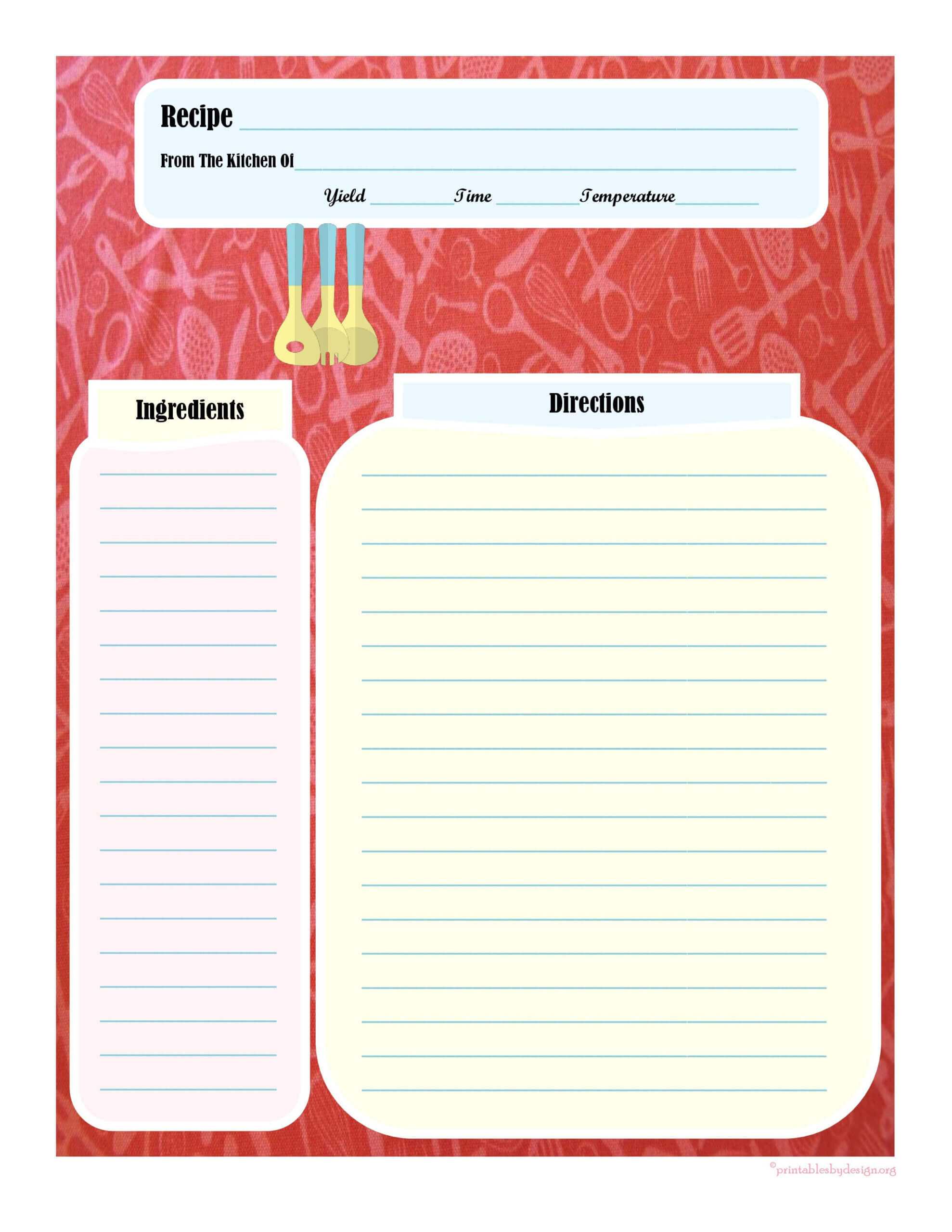 008 Template Ideas Fillable Recipe Card Impressive Free For Regarding Fillable Recipe Card Template