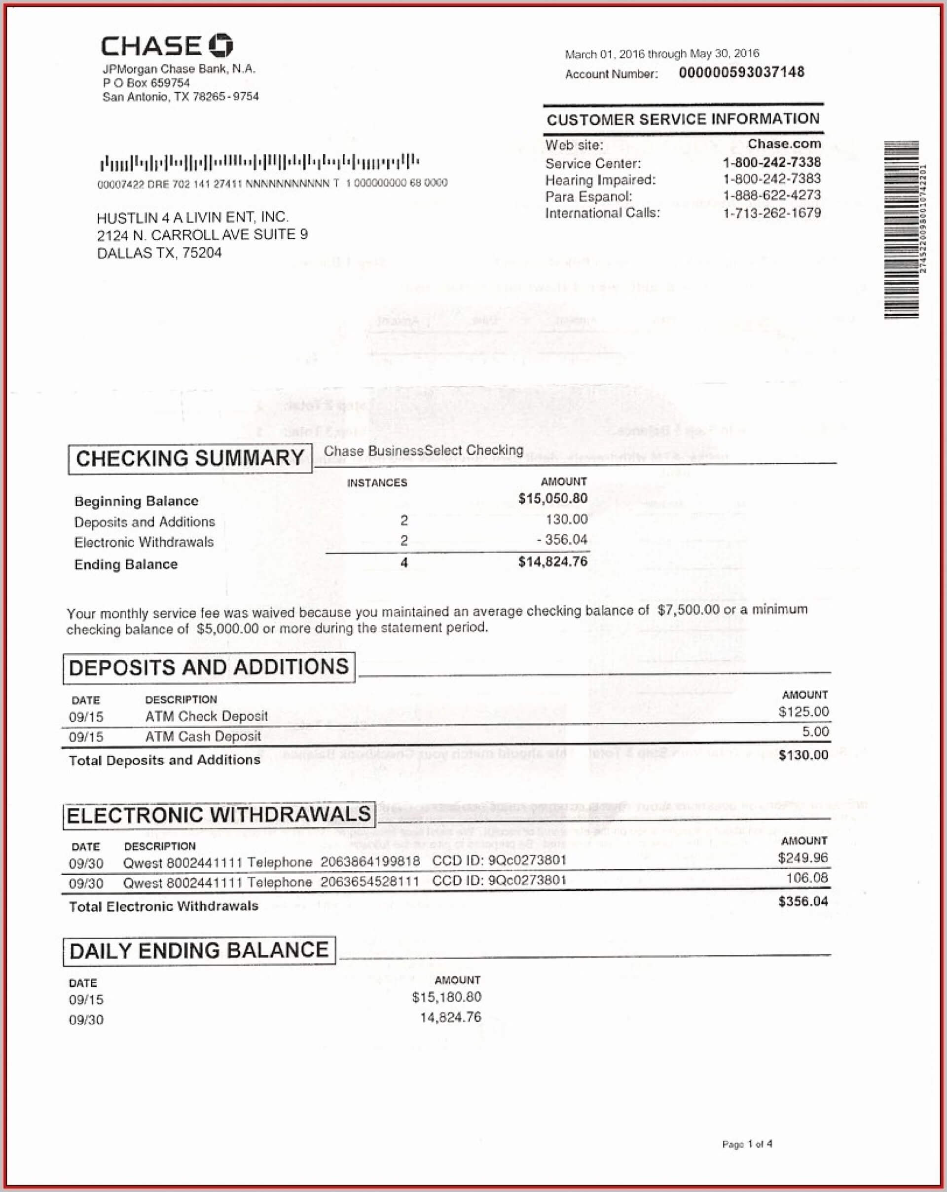 009 Bank Statement Template Ideas Download Stunning Free Pertaining To Blank Bank Statement Template Download