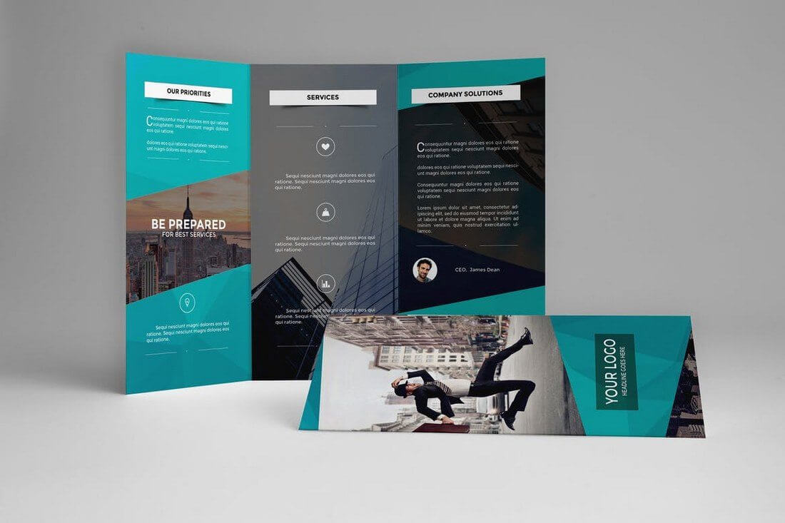 009 Brochure Templates Free Download Publisher Corporate Within Good Brochure Templates