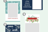 009 Free Printable Holiday Photo Card Templates Template in Printable Holiday Card Templates