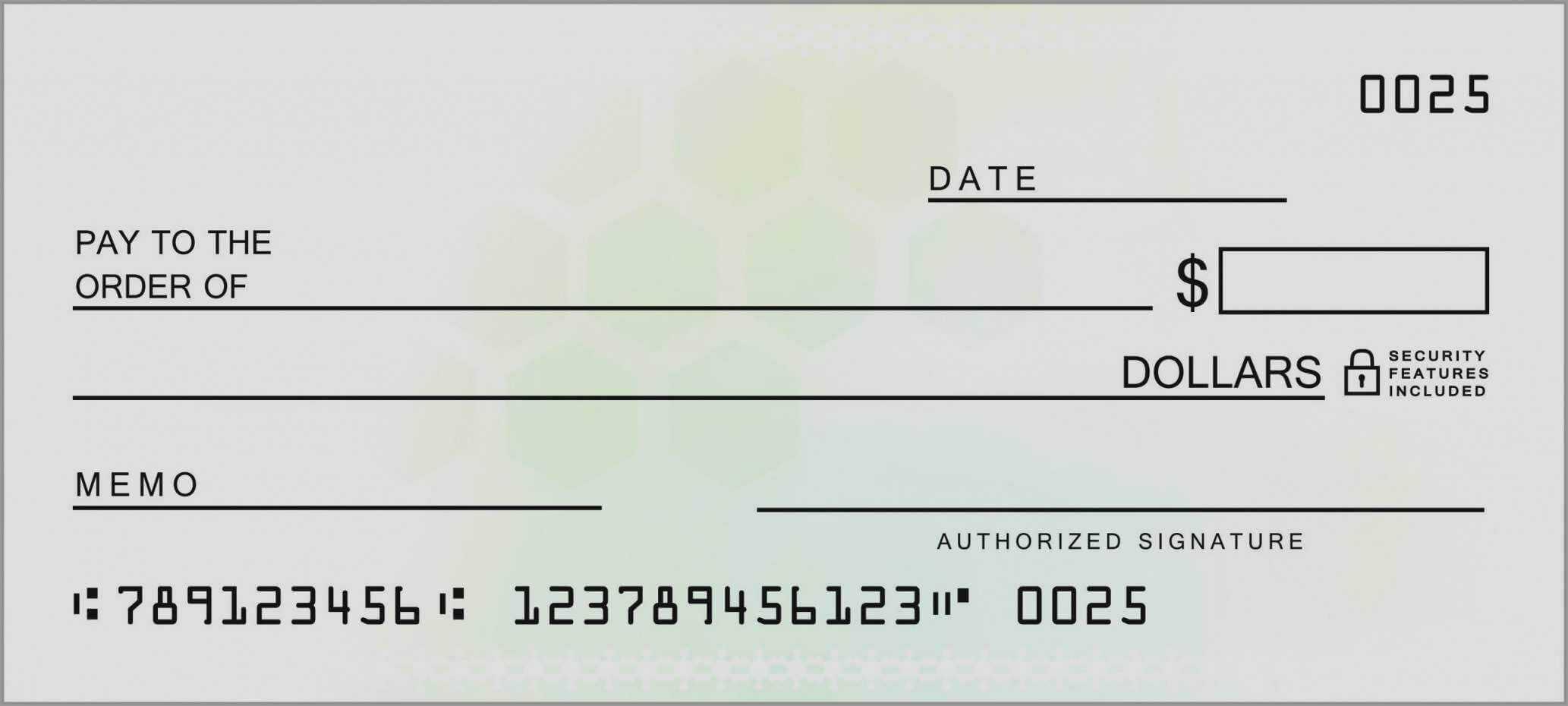 009 Template Ideas Blank Check Templates For Excel Free With Regard To Large Blank Cheque Template