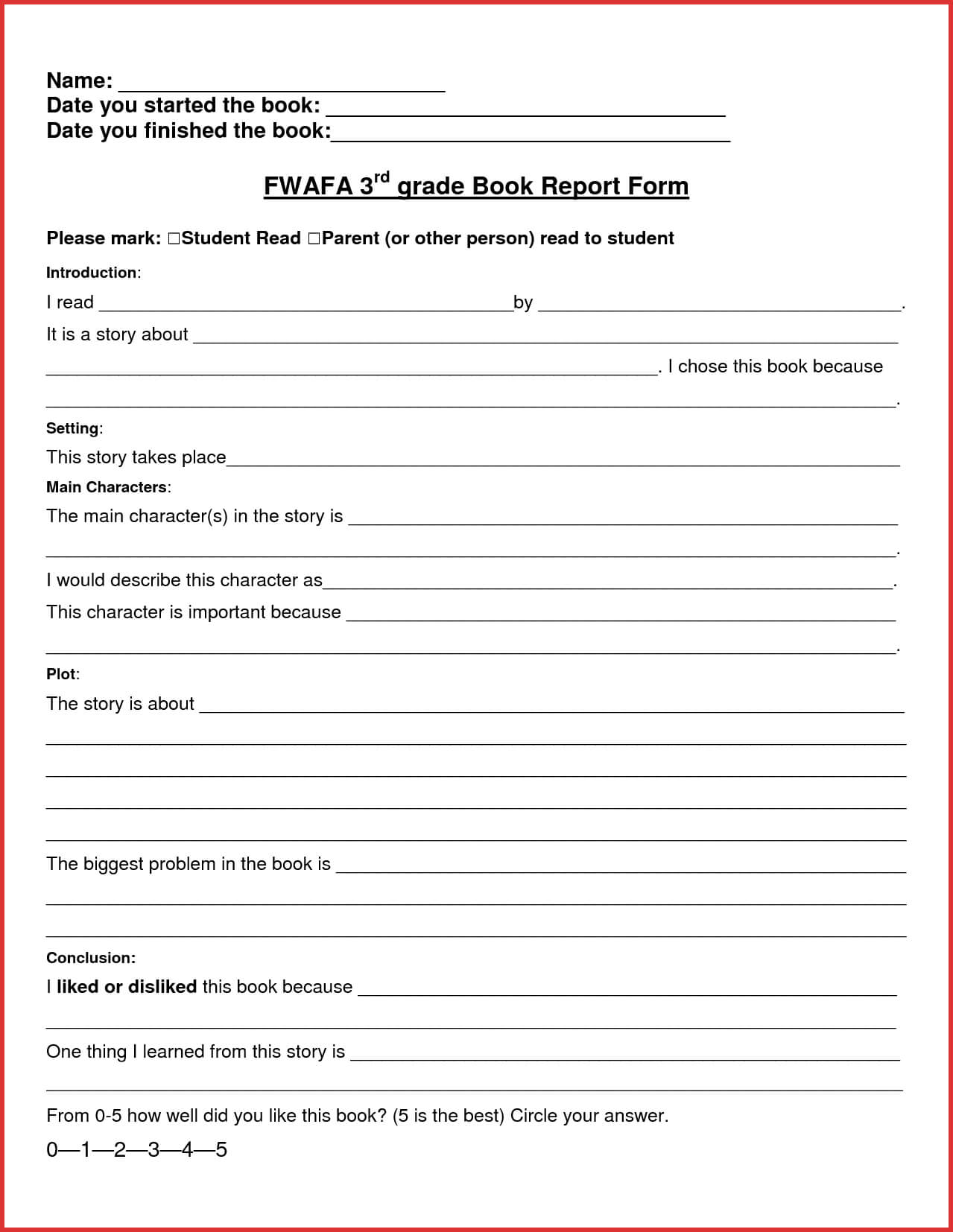 010 6Th Grade Book Report Template Ideas 3Rd Pdf Best Of In 6Th Grade Book Report Template
