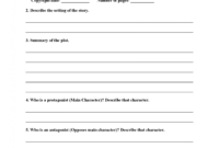 010 6Th Grade Book Report Template Ideas 3Rd Pdf Best Of pertaining to Story Report Template