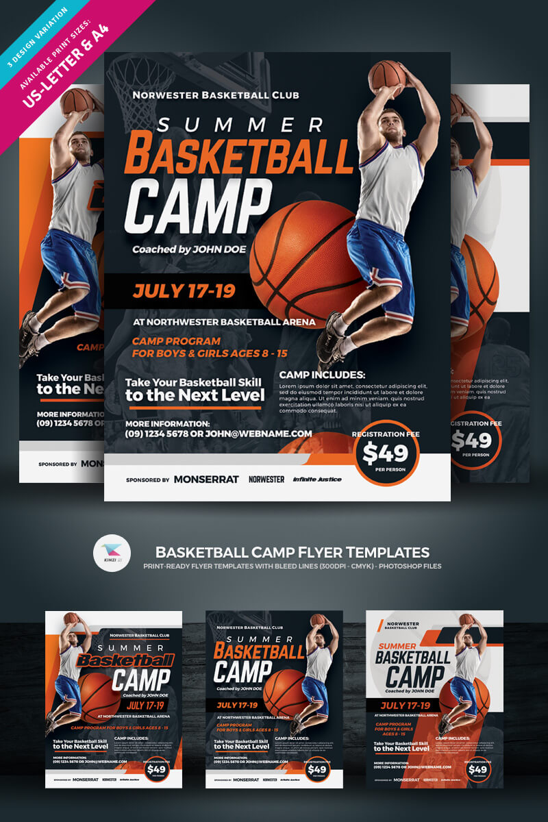010 Basketball Camp Brochure Template Free Original Regarding Basketball Camp Brochure Template