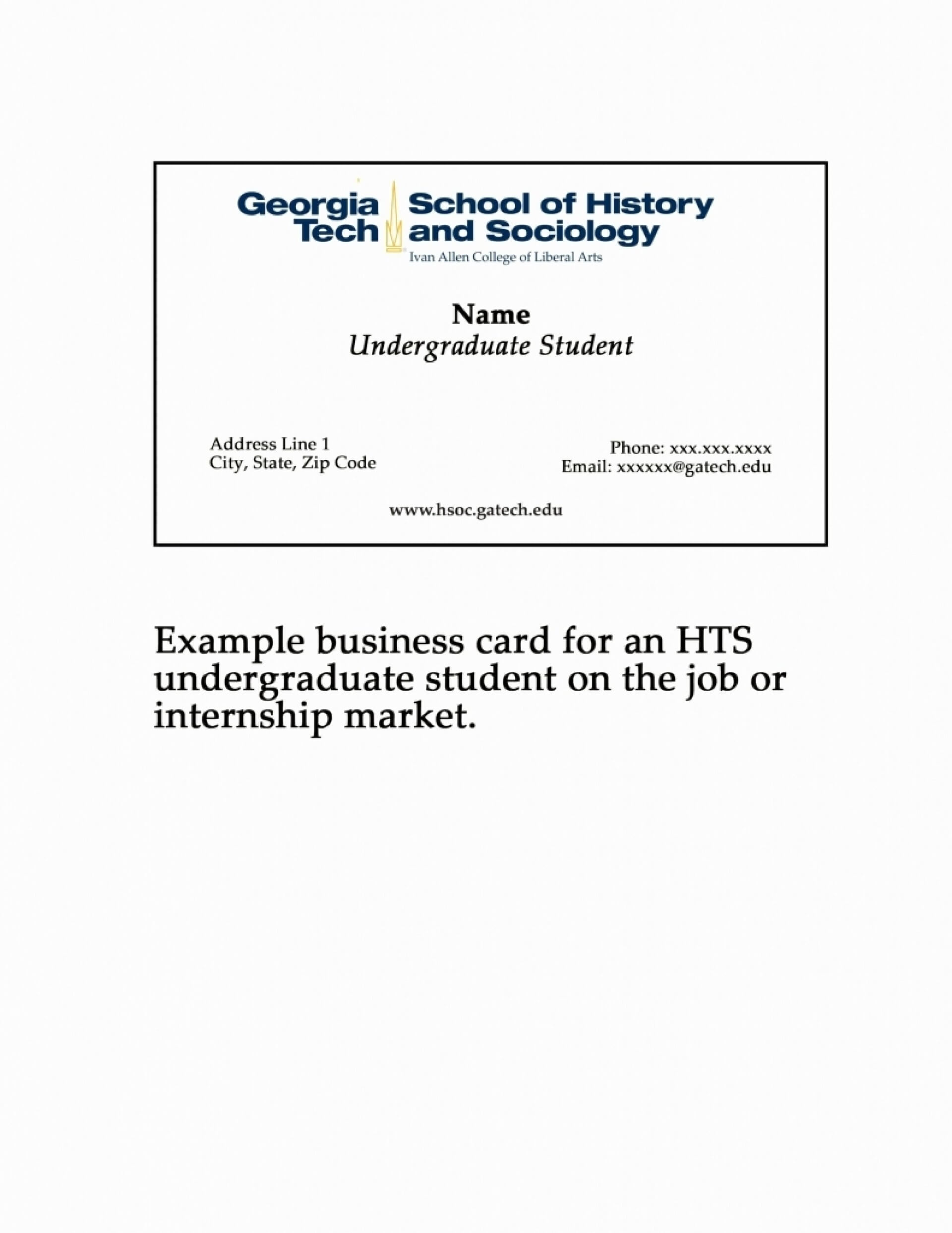 010 Template Ideas Graduate Student Business Card Example Pertaining To Graduate Student Business Cards Template