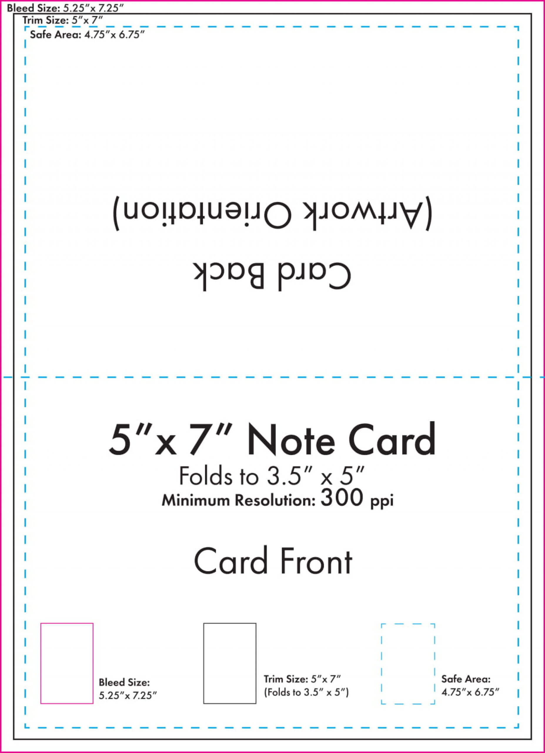 011 Free Personalized Note Card Template Ideas 5X7Notecard With 3 By 5 Index Card Template