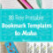 011 Free Printable Bookmark Templates To Make Template Throughout Free Blank Bookmark Templates To Print
