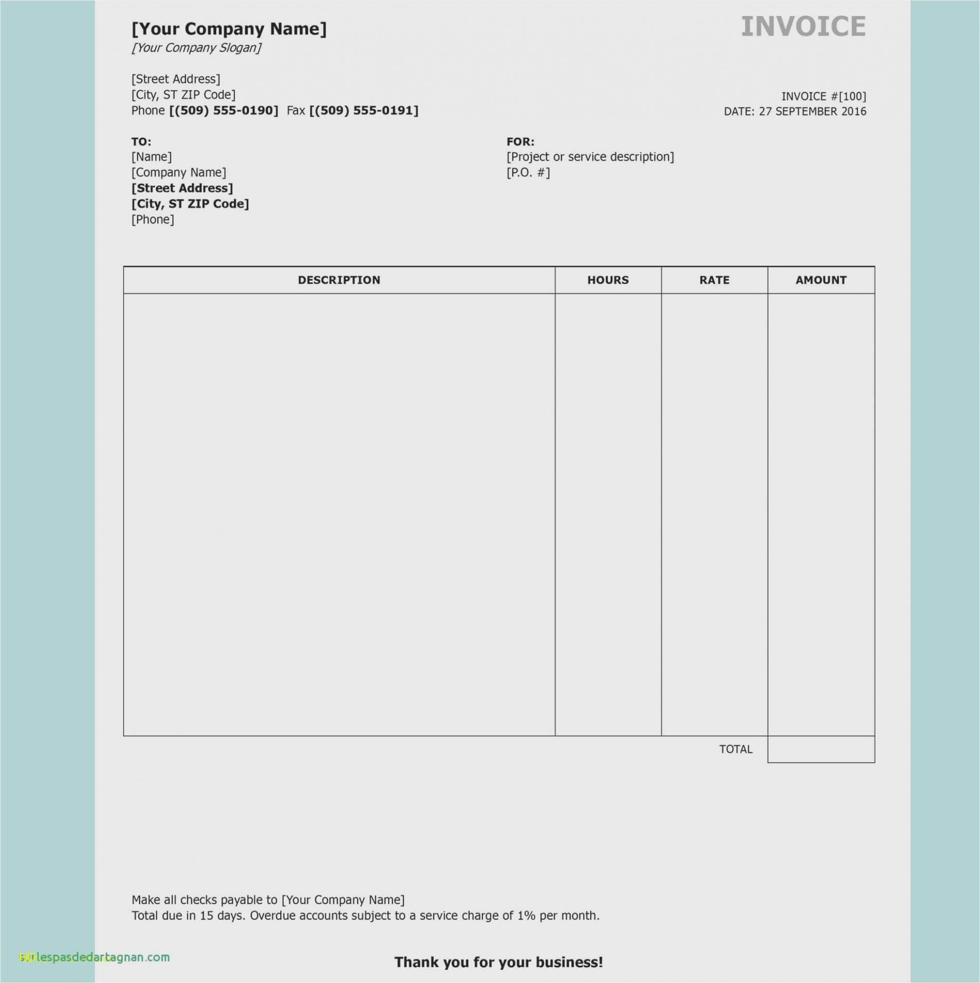 012 Invoice Templates For Ms Word Template Ideas Rent Regarding Microsoft Office Word Invoice Template