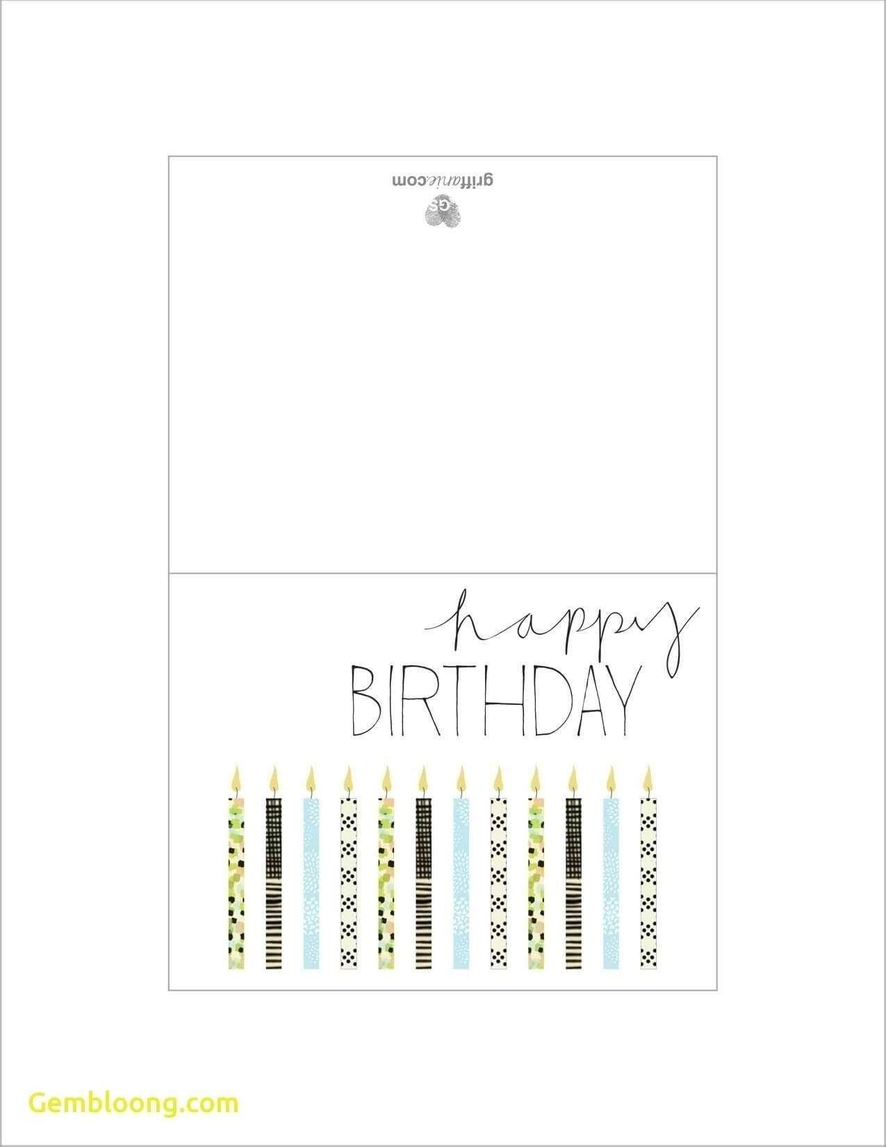 012 Printable Birthday Card Template Ideas Cards Foldable In Foldable Birthday Card Template