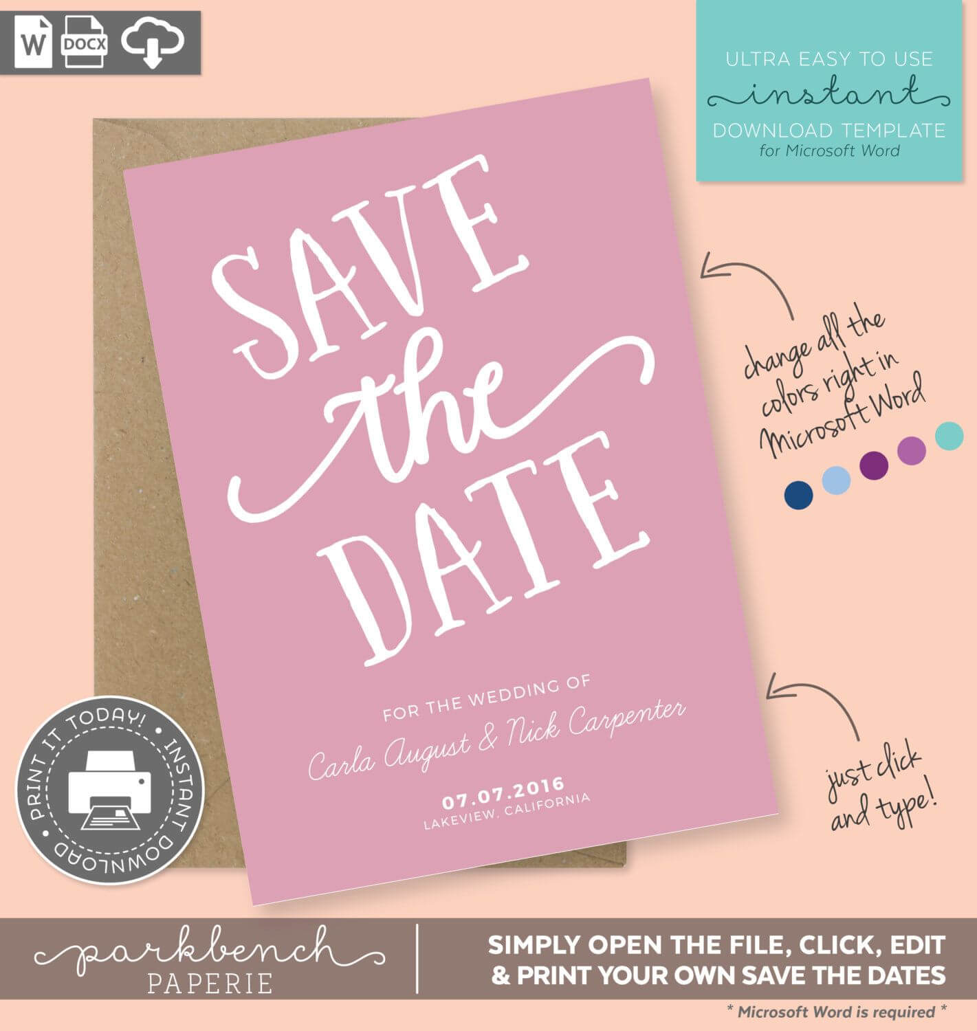 012 Save The Date Template Word Ideas Remarkable Birthday For Save The Date Template Word