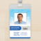 012 Template Ideas Free Id Badge Mockup Vertical Employee Pertaining To Employee Card Template Word