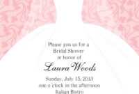 014 Ms Word Invitation Templates Template Singular Ideas intended for Blank Bridal Shower Invitations Templates