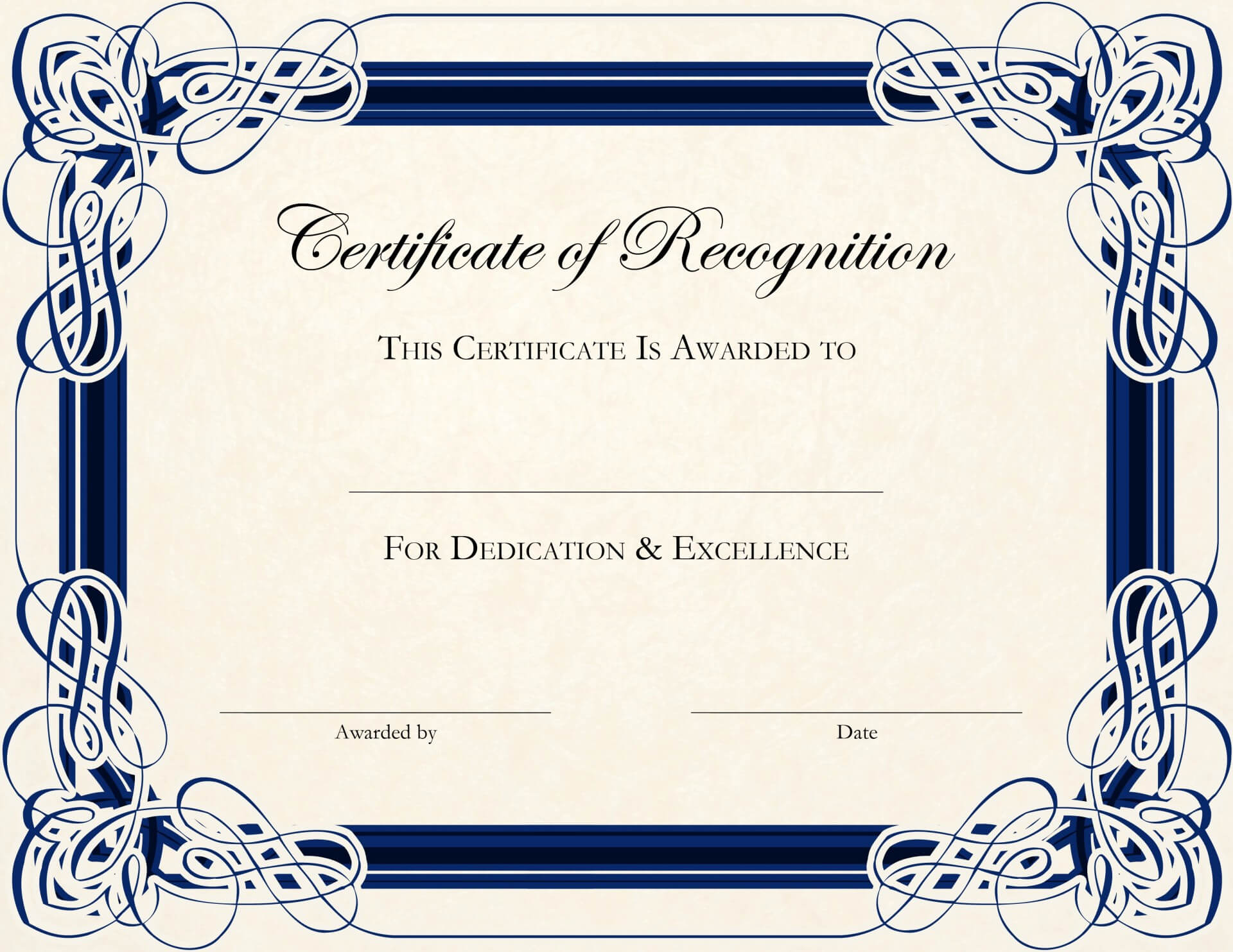 015 Blank Award Certificate Template Free Printable In Pageant Certificate Template